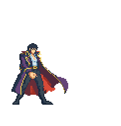 A sorcerer summoning a laser from a magic circle in the sky, pixel art VFX